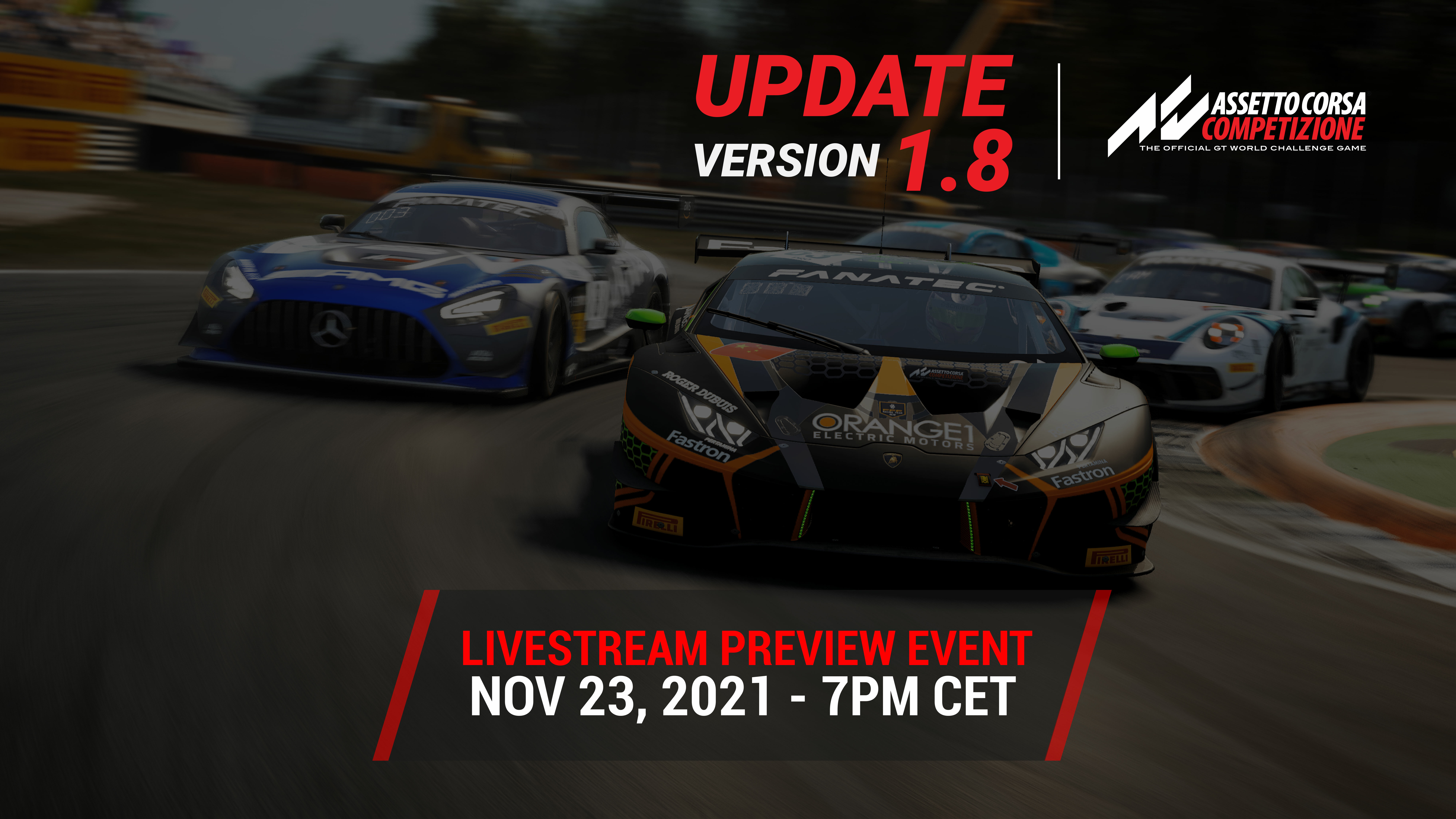 Assetto Corsa Competizione - Patch 1.7 vs Patch 1.8 - Graphics