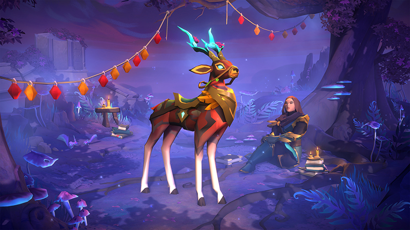 在這個好友邀請季，一隻霧地雌鹿從迷霧中出現