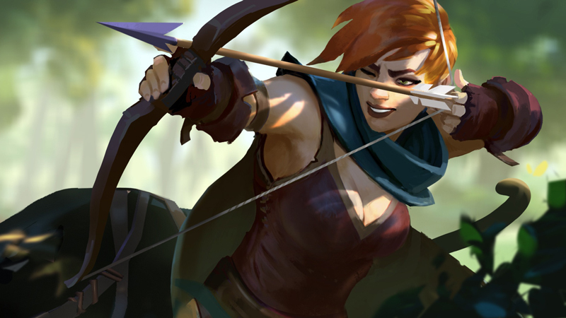 在狩獵挑戰中跟隨足跡