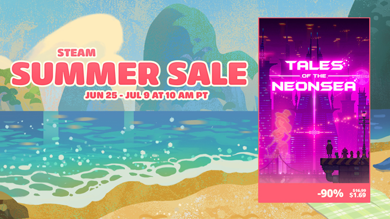 Tales of the Neon Sea – Only $1.69 – A Cyberpunk Noir Steal