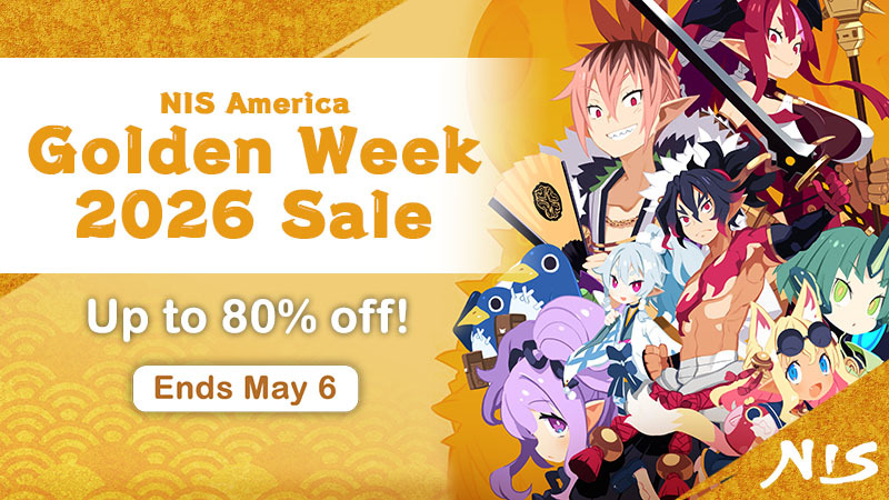NIS America Golden Week 2026 Sale