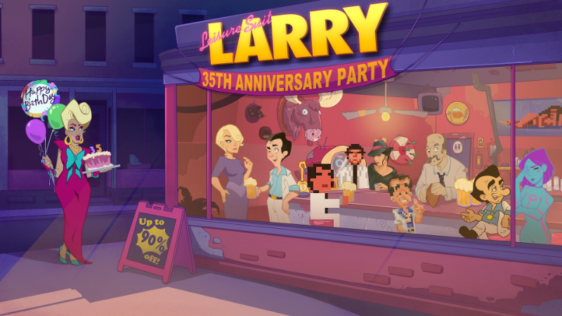 Leisure Suit Larry turns 35! – Steam Daily Deal Celebration with up to 90% off!