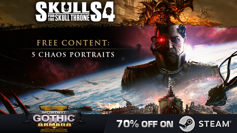 Battlefleet Gothic: Armada 2 is 70% off - Skulls for the Skull Throne!
