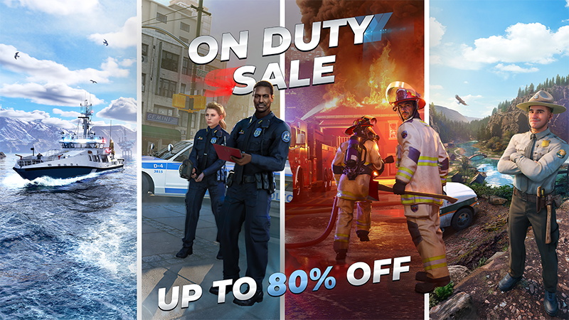On Duty Sale – Serve the community in our simulations! ????