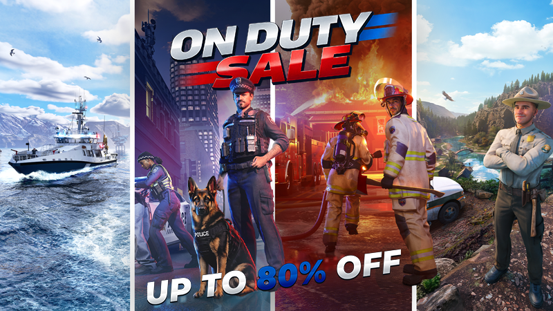 On Duty Sale – Serve the community in our simulations! ????