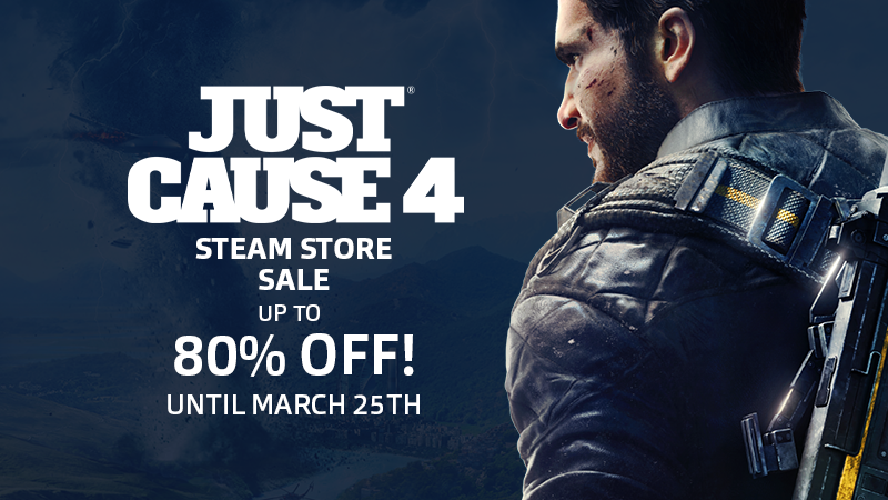 Save up to 80% on Just Cause 4 on Steam