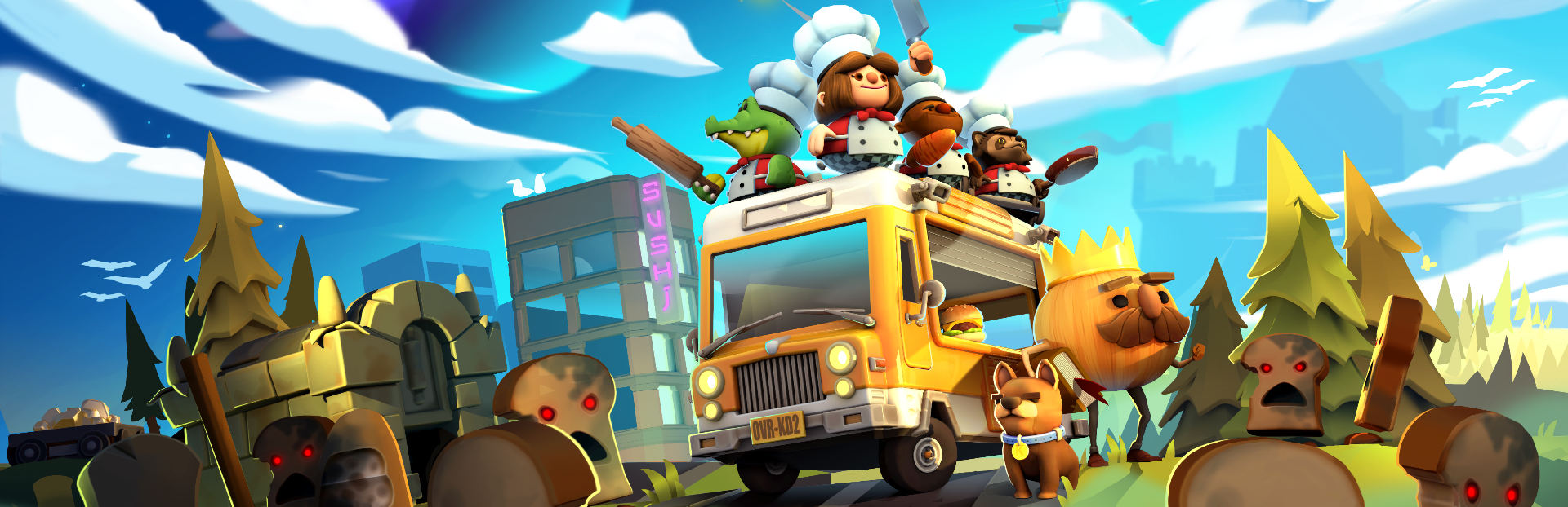 Save up to 75% on Overcooked! 2 and DLC!