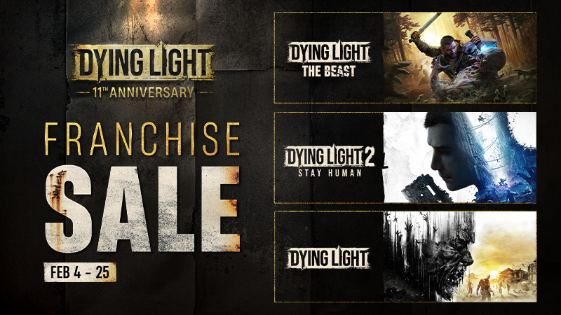 Dying Light Franchise Anniversary Sale 2026
