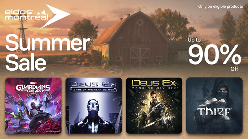 Summer Sale for Deus Ex, Thief, Marvel's Guardians of the Galaxy and more