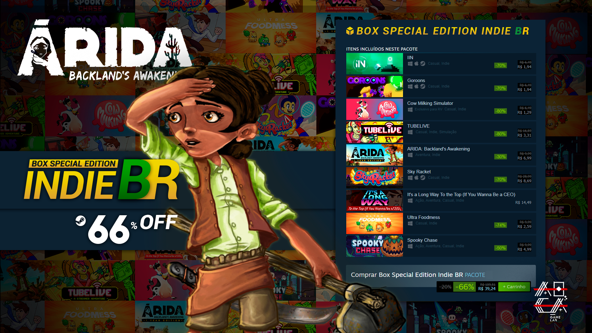 Começou a Promoção inédita de Carnaval na Steam (Made in Brazil Sale)