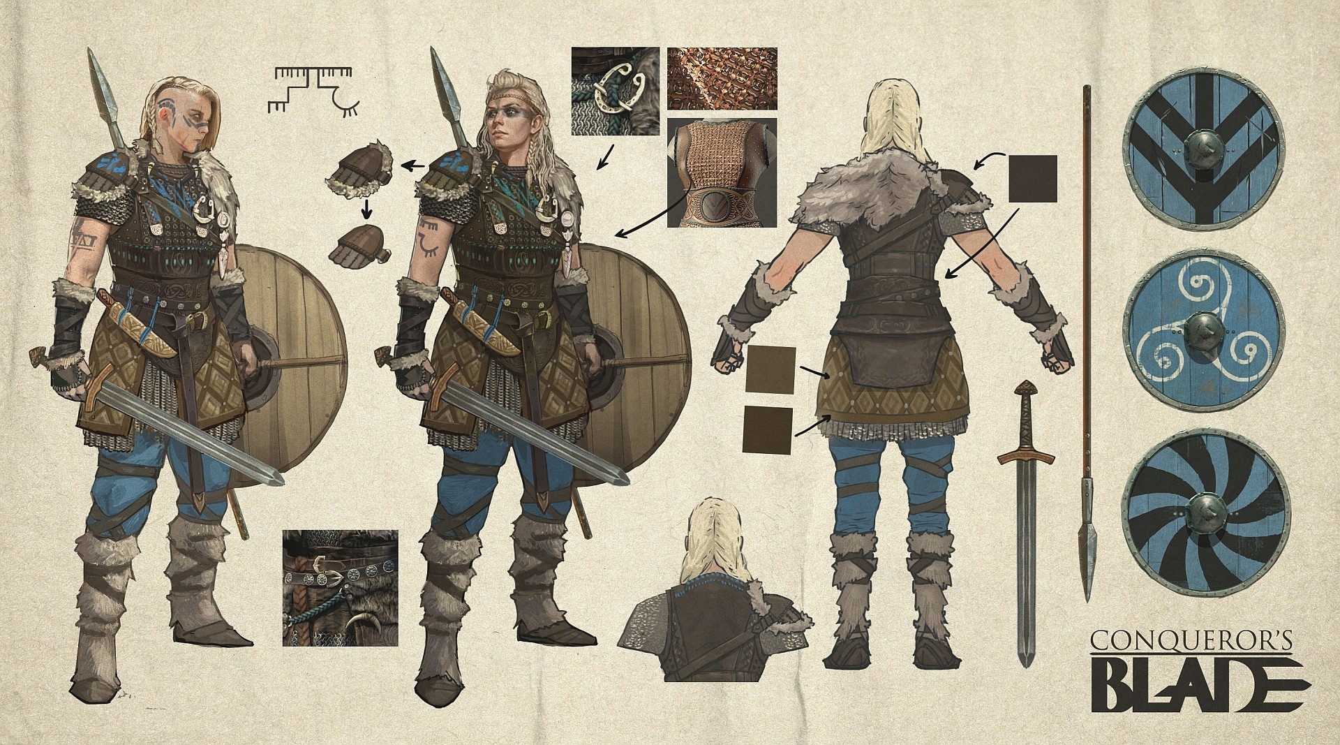 Conqueror's Blade - Ultimate Shieldmaiden Guide - Ironclad