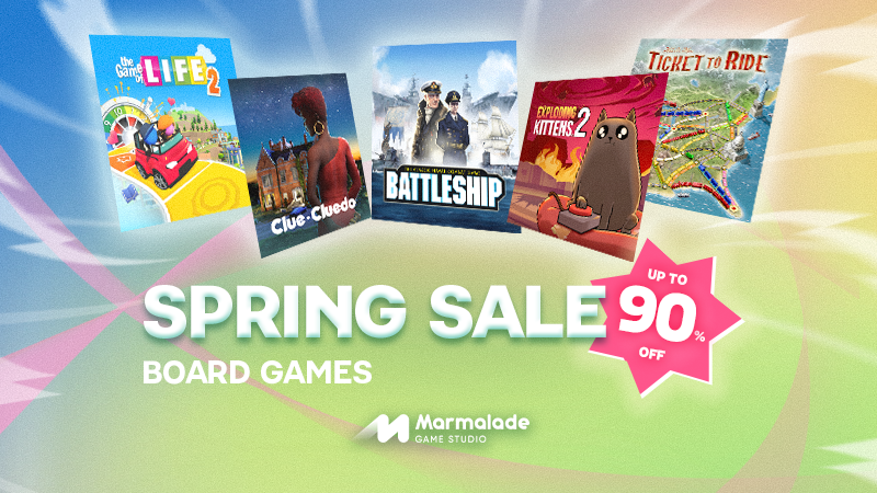 Marmalade Game Studio Spring Board Games Sale