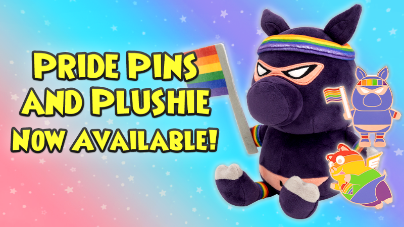 Wizard101 - NOW AVAILABLE: Pride Pals Pin Pack and Rainbow Ninja Pig ...