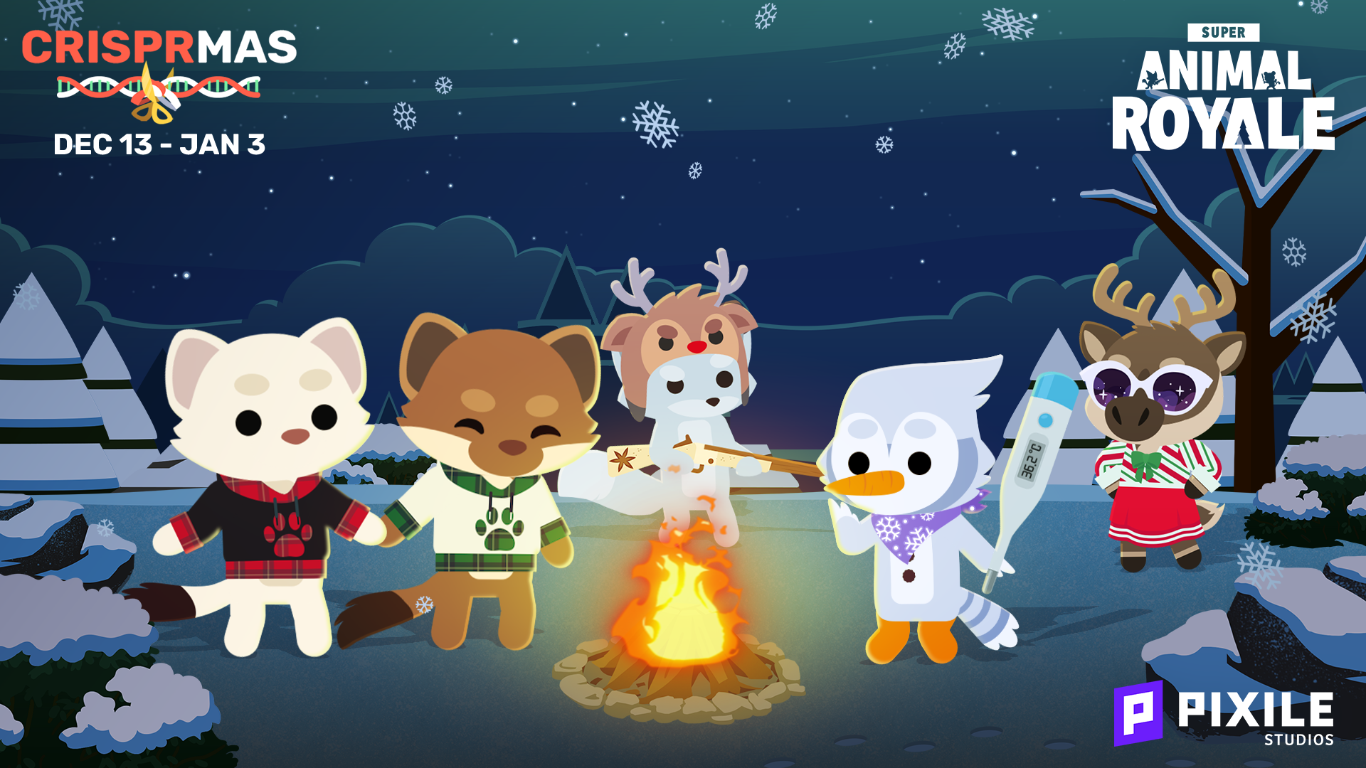 Super Animal Royale - Season 2, CRISPRmas, Cross-Play Parties and