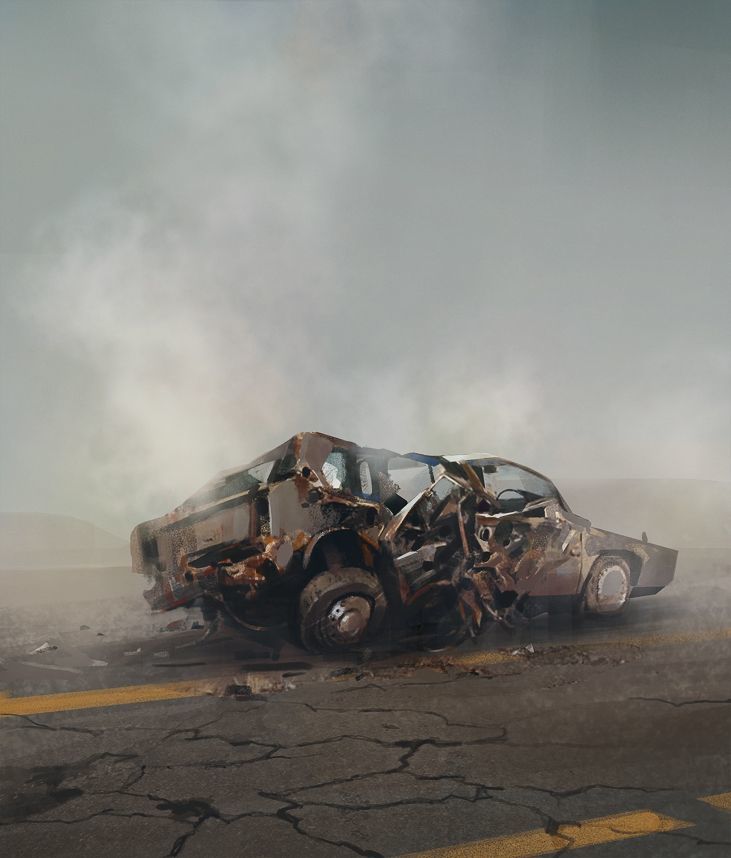 ArtStation - Drinks Car - Crash of Cars - Vehicle