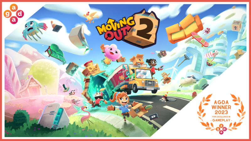 Moving Out 2 wins The #AGDAs23 award for Excellence in Gameplay!