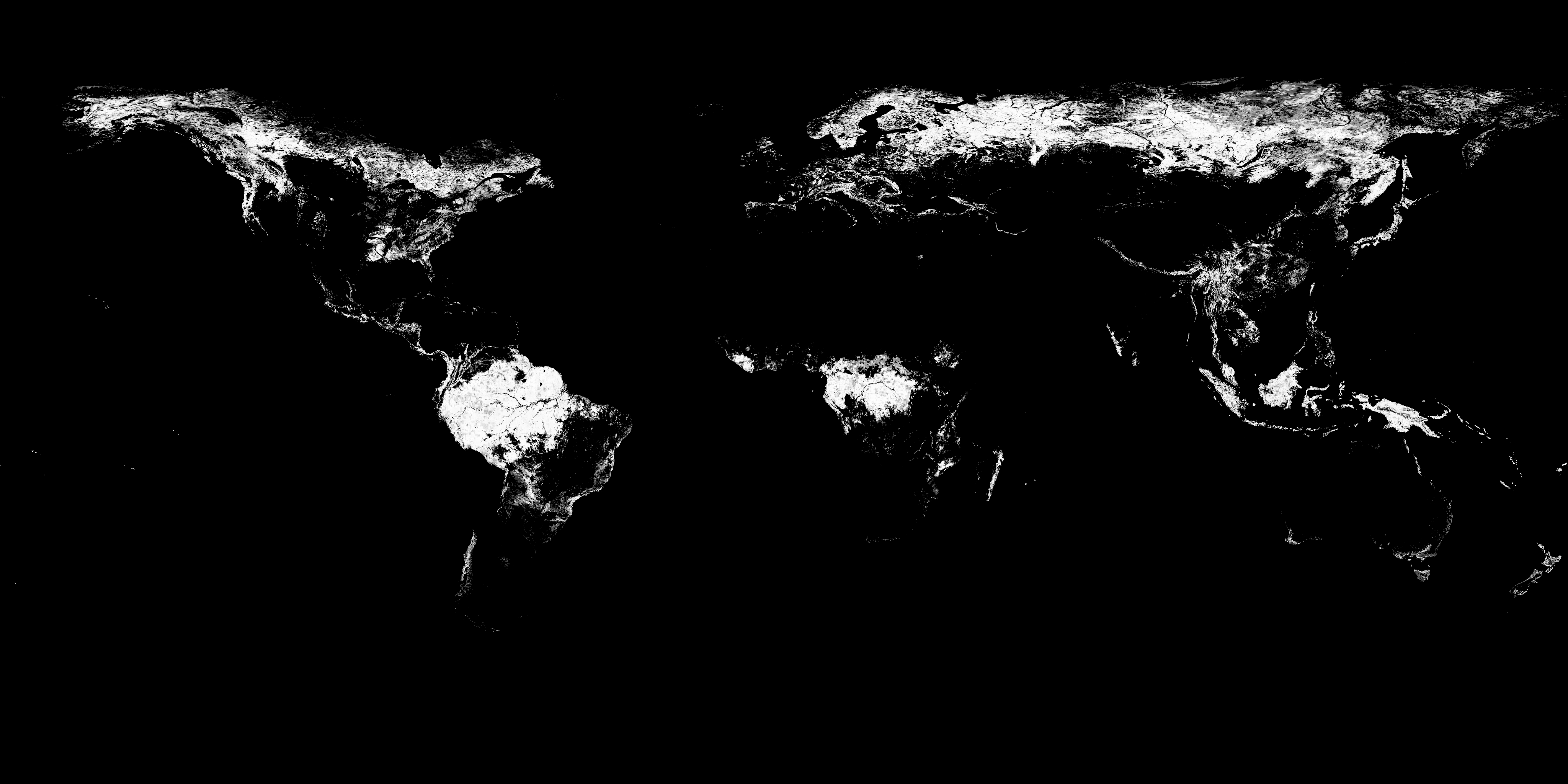 Frequency map for the first color from the palette