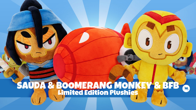 Bloons TD 6 - BFB, Boomerang and Sauda Plushies - Available Now ...