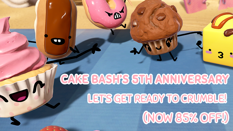 Cake Bash’s 5th Anniversary – Let’s Get Ready to Crumble! (Now 85% Off!)