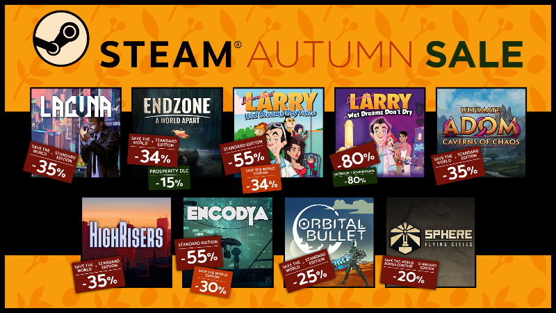 Highrisers is featured in Steam's Autumn Sale!