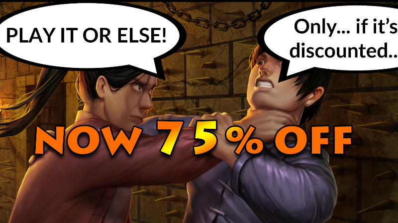 One Finger Death Punch 2 is now 75% off!