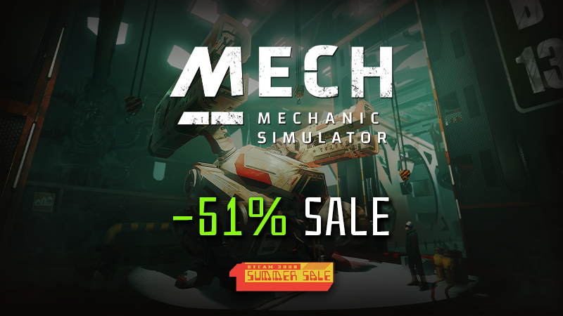 Save 90% on Mech Mechanic Simulator on Steam