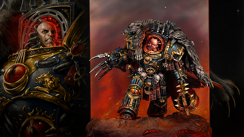 AngelGiraldeZ on X: Horus the Warmaster!! Painted for Games Workshop 😄   / X