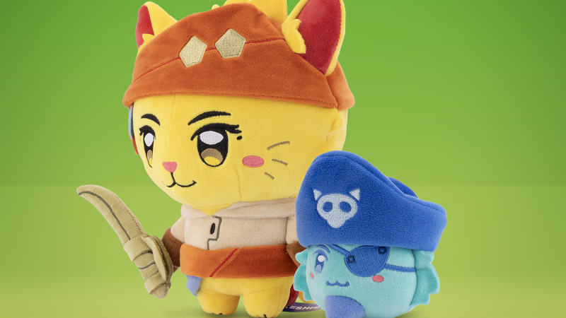 Official Cat Quest III Seeker and Captain Cappey Plushie!