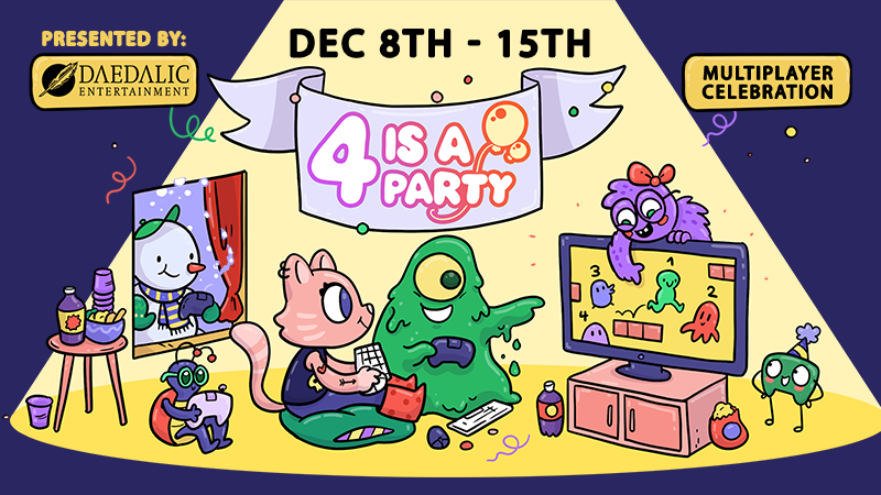 Daedalic presents: The "4 is a Party"- Event