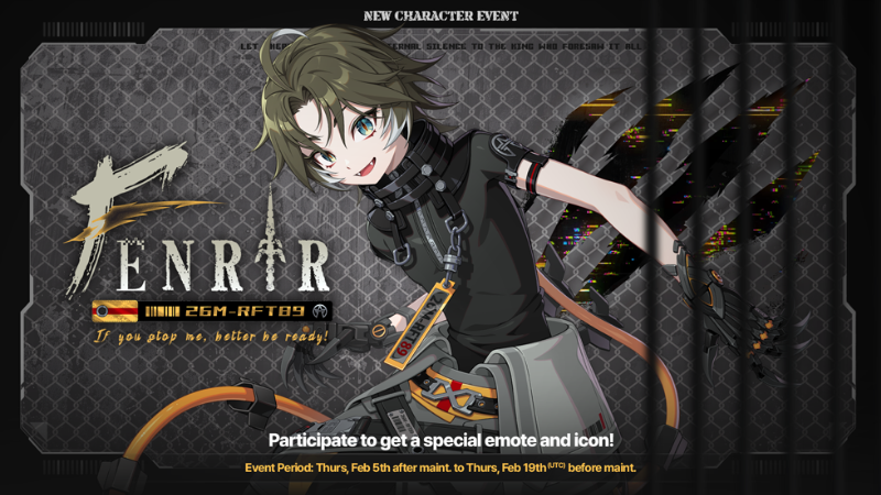 New Character Event: Fenrir