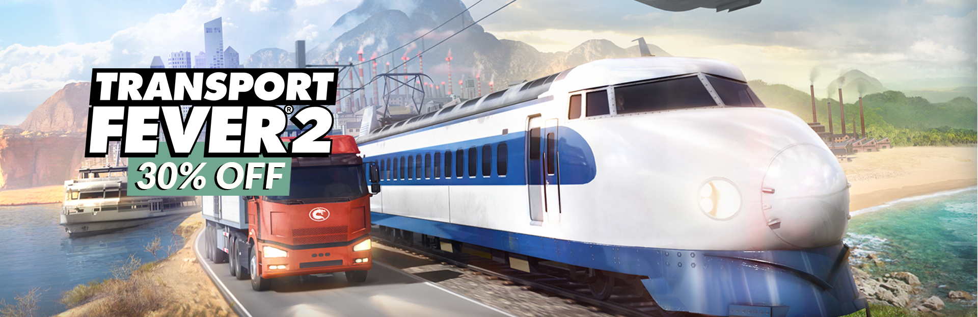 Transport Fever 2 Midweek Madness Sale!