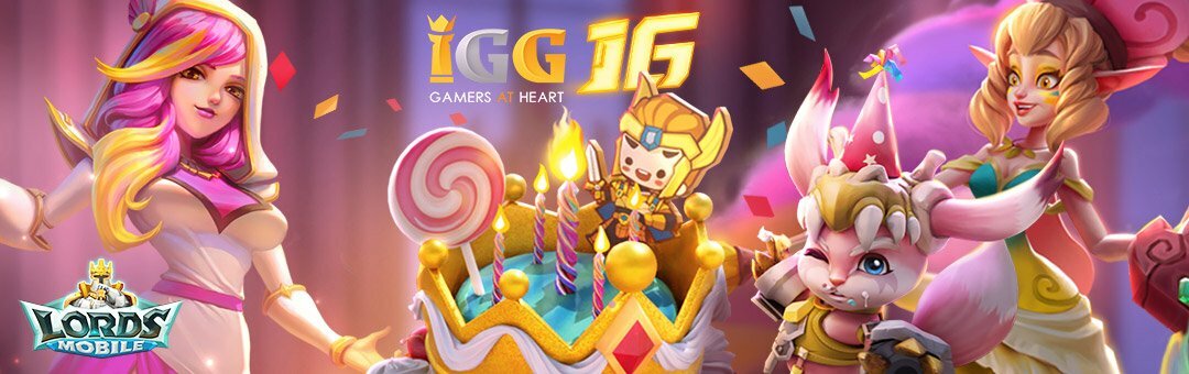 Lords Mobile Exclusive Deals and Redeem Code for IGG 16th