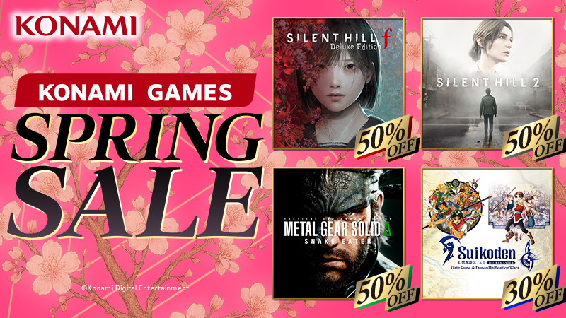 KONAMI Spring Sale 2026 is now on!