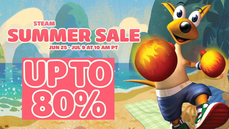 Kao the Kangaroo series up to 80% off at the Steam Summer Sale