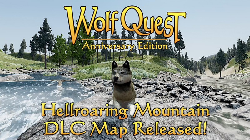 WolfQuest: Anniversary Edition - Hellroaring Mountain DLC Map Released ...