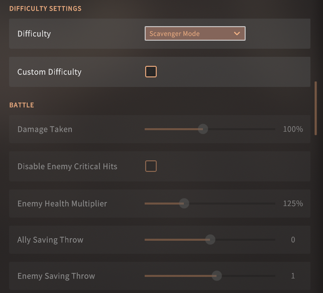 Find difficulty. Setup_Solasta_Crown_of_the_Magister. Difficulty setting. Solasta характеристики.