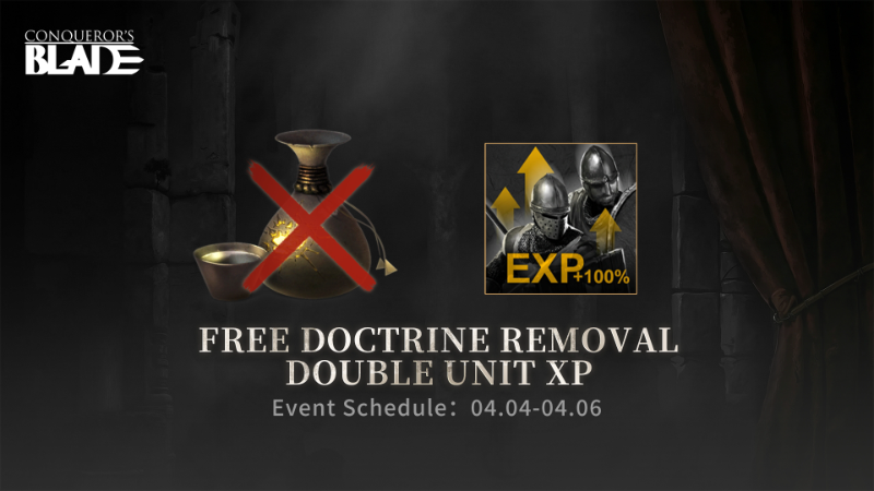 Kostenloses Entfernen von Doktrinen & Doppelte EXP!