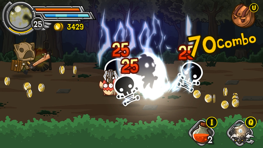 Wonder Blade review: Thank you, but this gameplay is from another Castle ( Crashers)