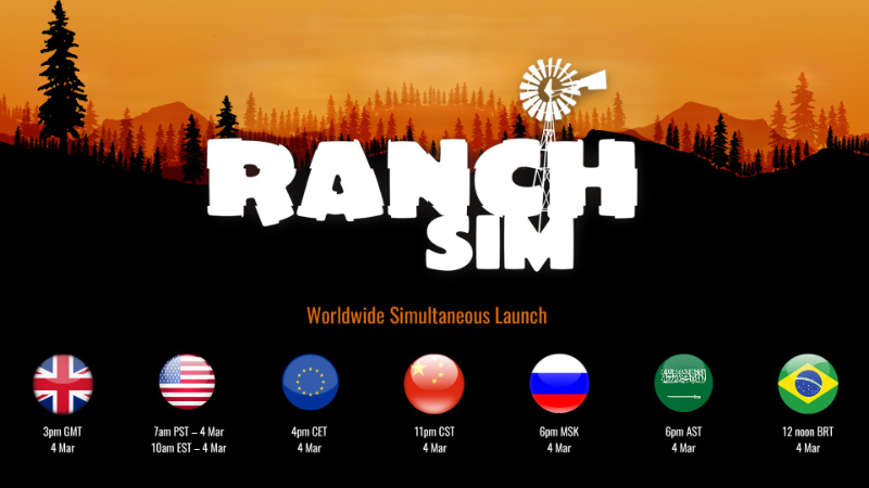 Ranch Sim - Launching into Early Access next week! 