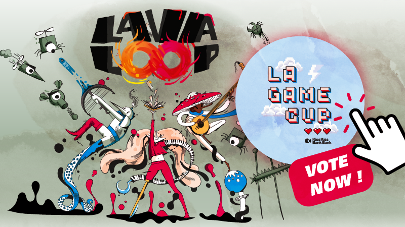 Help Louis Rigaud to win LA GAME CUP with his new game LAVALOOP