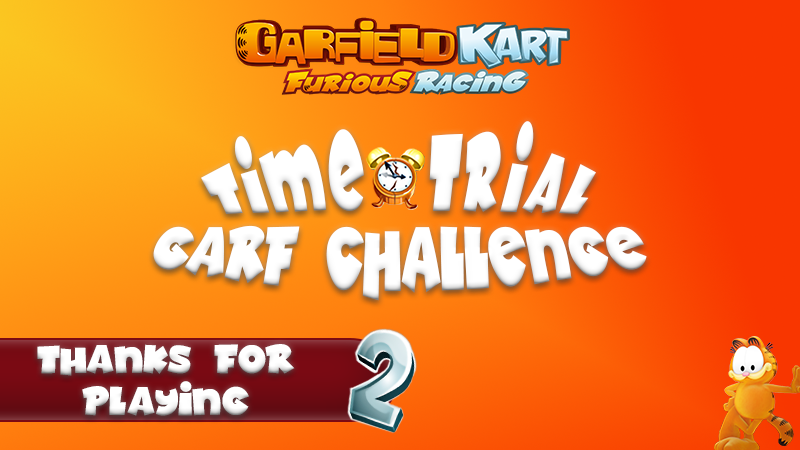 Garfield Kart - Furious Racing - ️ Time Trial Garf Challenge #2 Winner ...