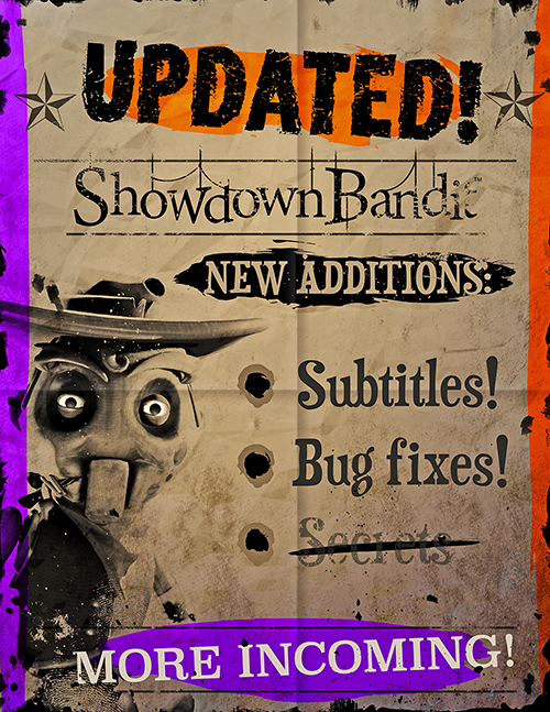 Showdown Bandit - Showdown Bandit Discord is LIVE now! - Steam News