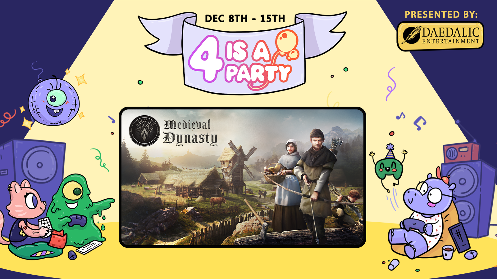 2025 Four is a Party – Multiplayer Celebration 🙌