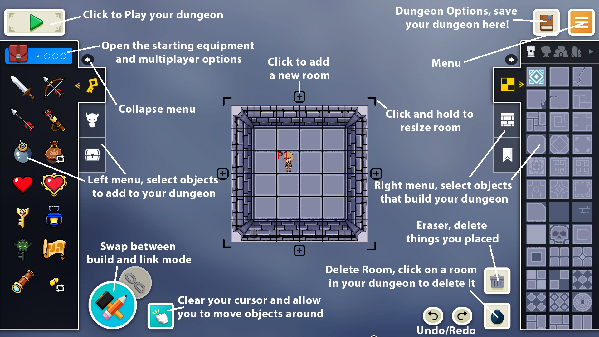Here is a UI cheatsheet: