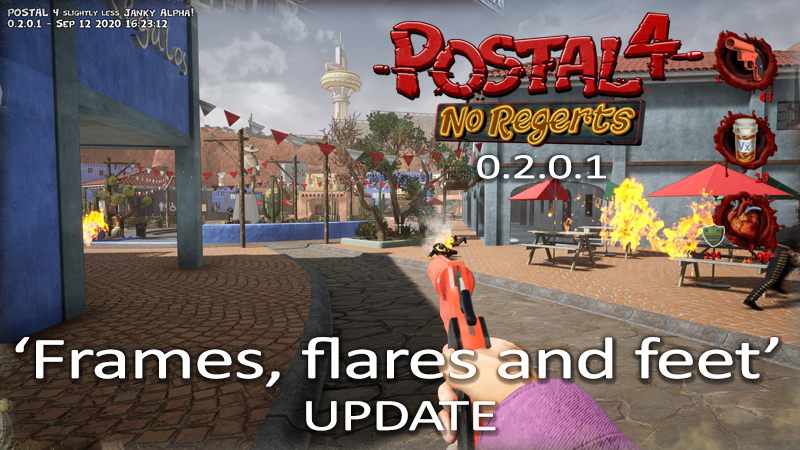 Steam :: POSTAL 4: No Regerts :: POSTAL 4: No Regerts - “Frames, Flares ...