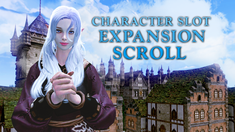 ArcheAge Unchained Character Slot Expansion Scroll Now