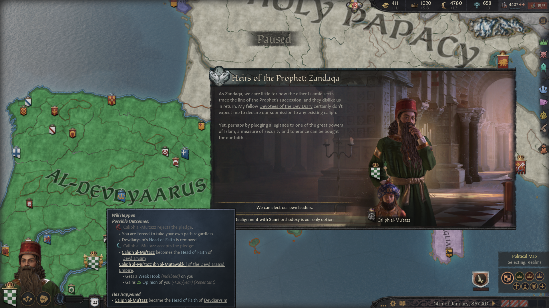 You can vote on Crusader Kings 3's next event pack