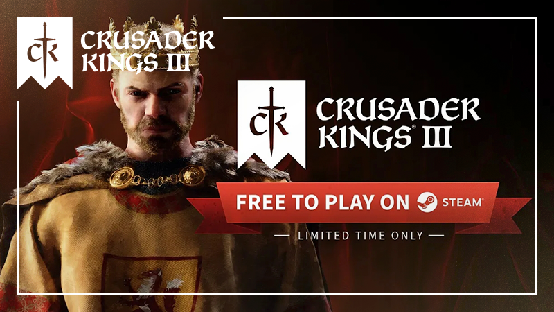 Crusader Kings 3 is free to play on Steam for the next four days