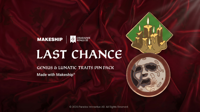 Makeship | Genius & Lunatic Pin Pack - Last Chance