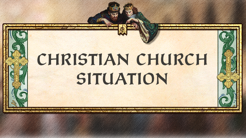By God Alone Dev Diary #4 - Christian Church Situation
